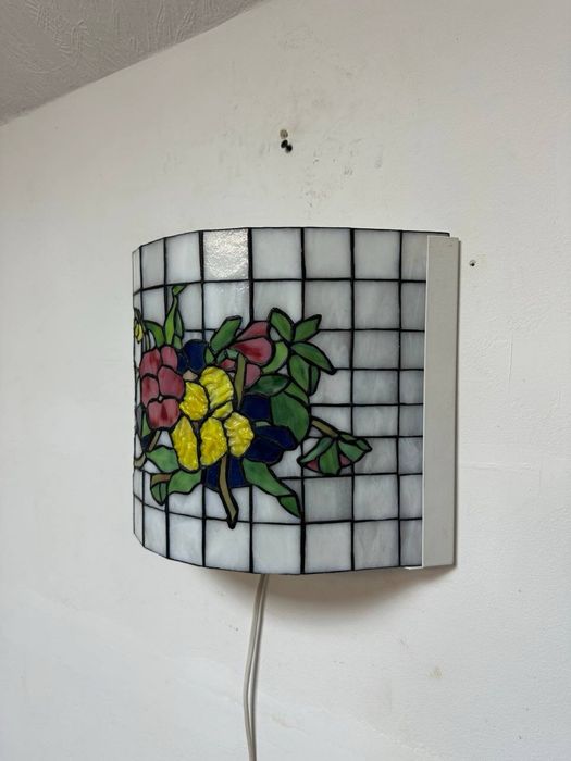 Настінна лампа світильник бра в стилі Тіффані вітраж 7538