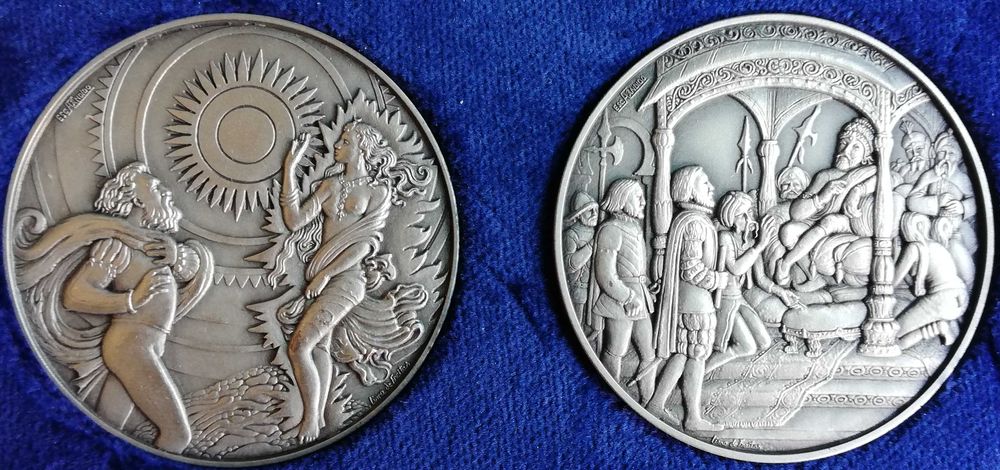 Medalhas em prata "os Lusíadas"