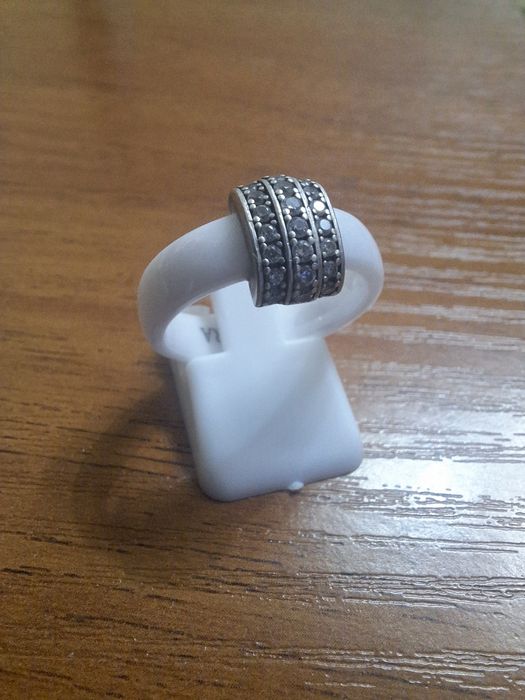 Кольцо AURORA (серебро 925, керамика) — Оригинал