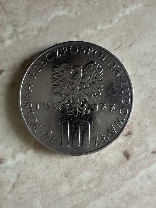 10 zł 1977 moneta prl stan bdb