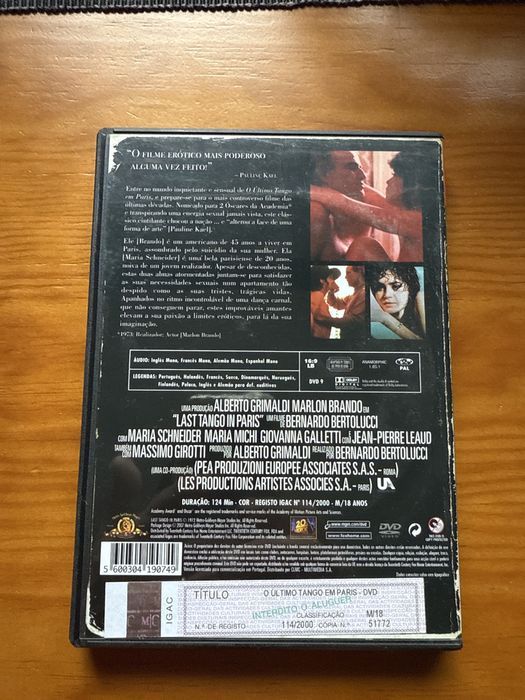 Dvd Ultimo Tango em Paris