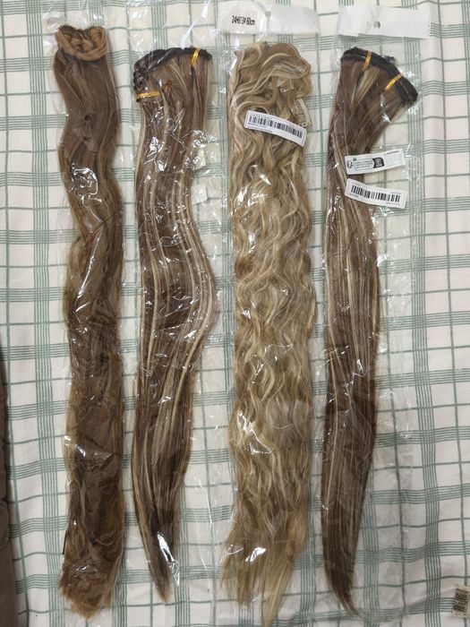 Extensão de cabelo tic tac cabelo sintético