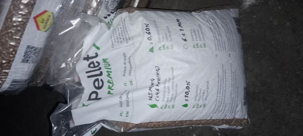 Pellet PREMIUM 15kg worek