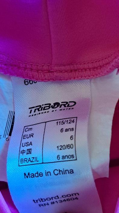 Camisola natação 6 anos