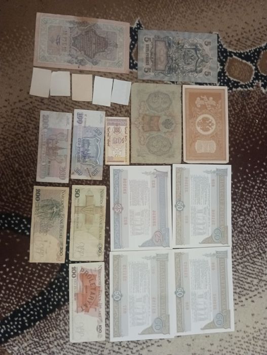 ЦЕНА ЗА ВСЕ. НАБОР купюр разных стран