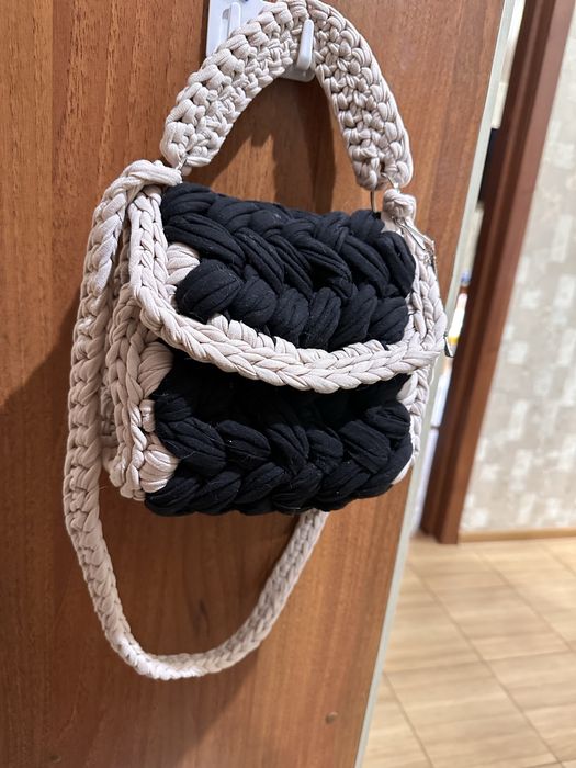 В’язана сумка ручної роботи | handmade | легка та стильна