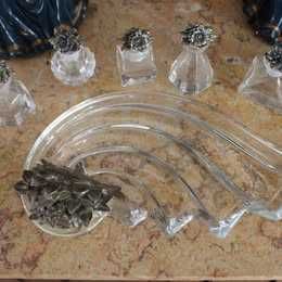 Taça estilo Arte Nova-24€ e frascos 8€ cada,