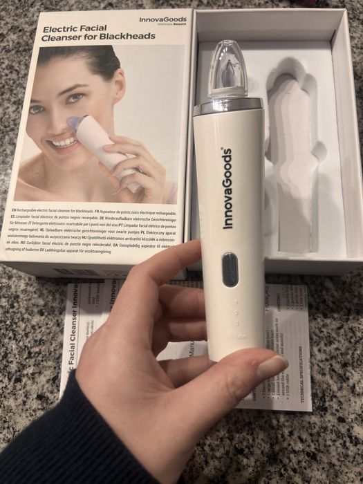 Limpador facial eletrico pontos negros