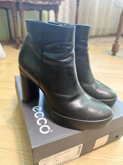 Черевики Ecco шкіряні