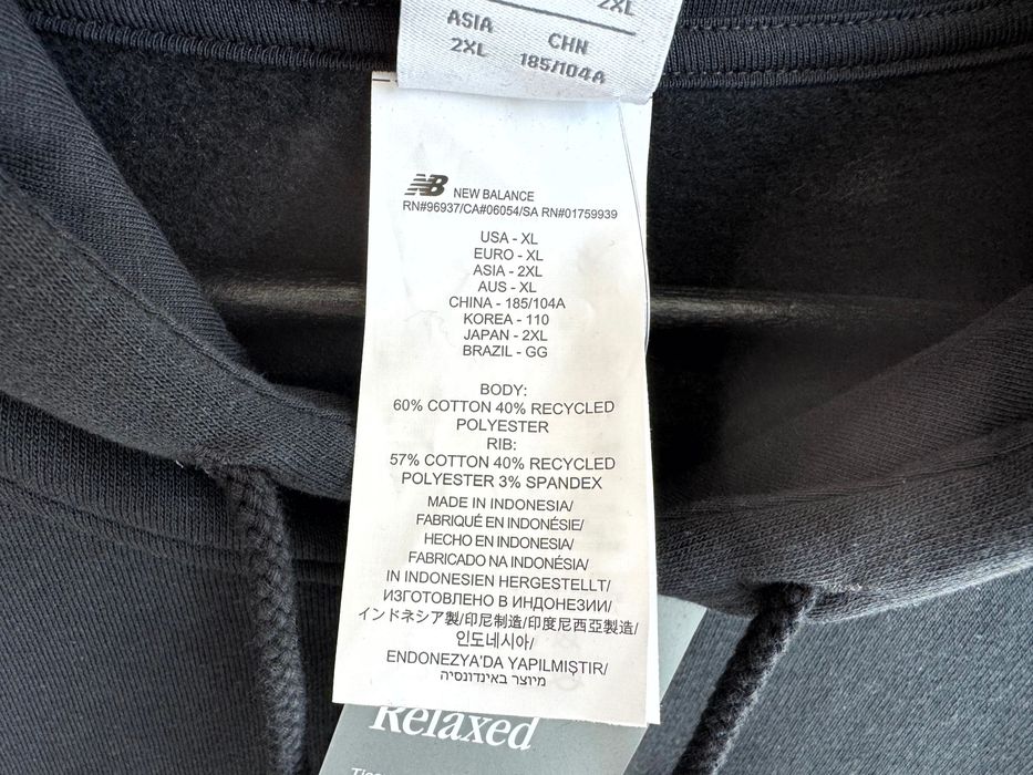 NEW BALANCE 1906 оригінал чоловіча кофта з капюшоном худі розмір XL