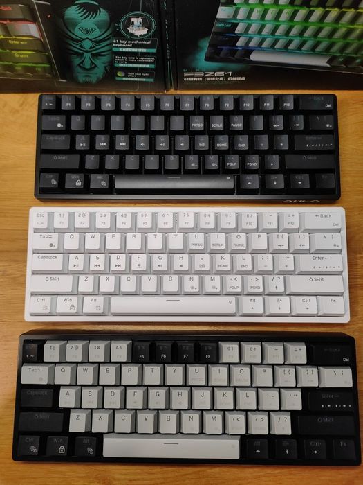 Механічна Aula F3261 ігрова клавіатура з RGB Hot-swap Red Brown switch