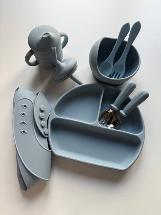 Силіконовий посуд для дітей. Дитячий посуд