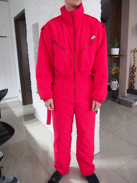Kombinezon narciarski zimowy 50/M 188 cm męski Fuksja (róż)