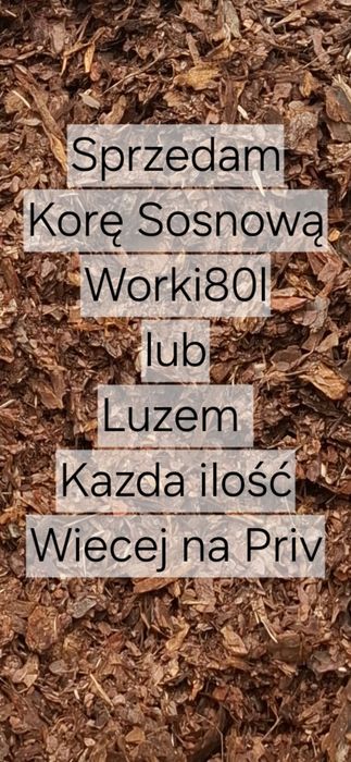 Kora Sosnowa Worki 80l