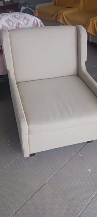 6 Cadeirões estofados e forrados de novo