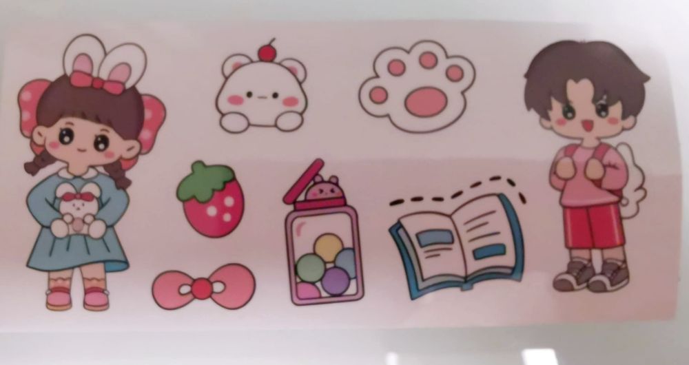 Nowa kolekcja ślicznych naklejek, 22 sztuki