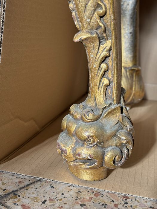 Mesa de centro e consola clássicas (Decoradora das Avenidas)