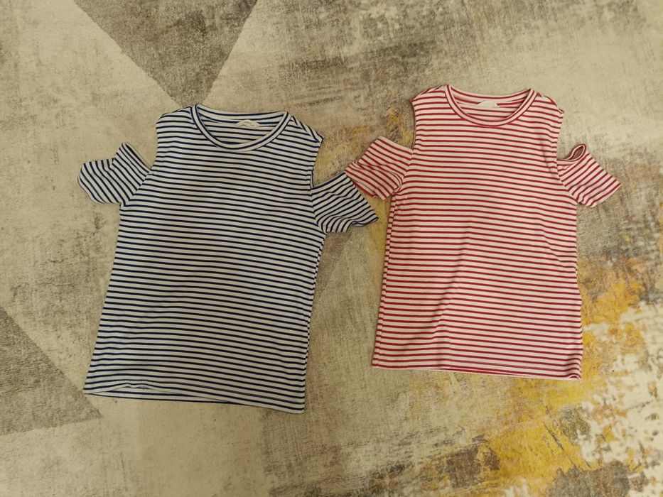 Zestaw dwóch koszulek w rozmiarze 146