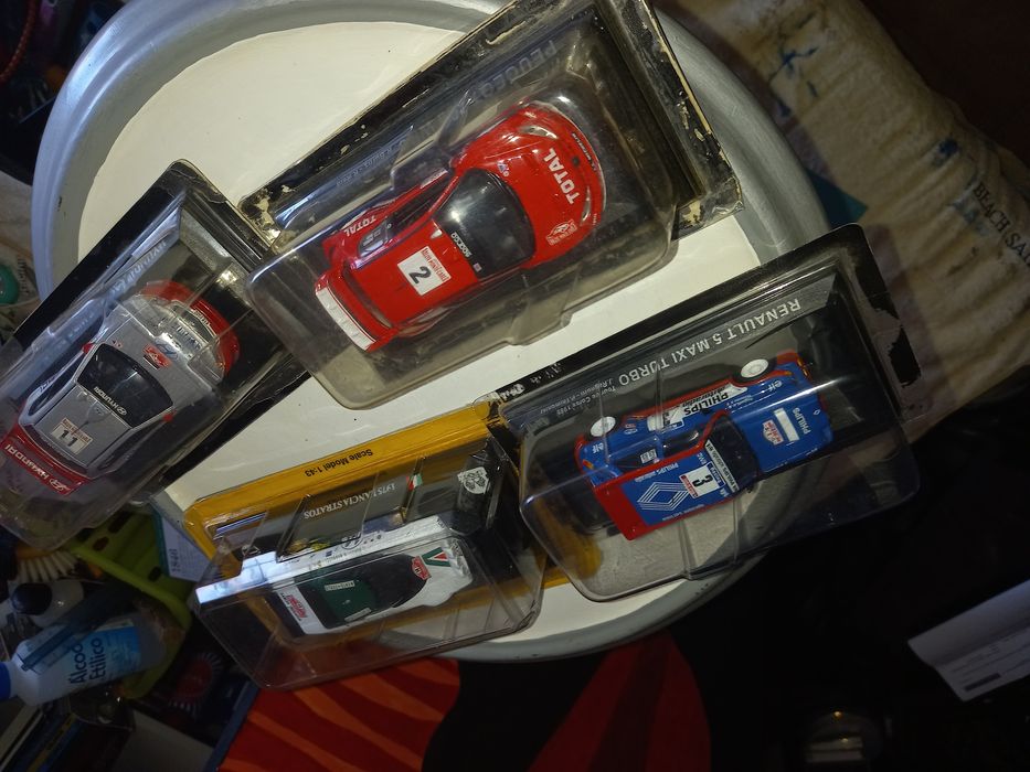 Pack de 4 miniaturas de Rally, 1/43