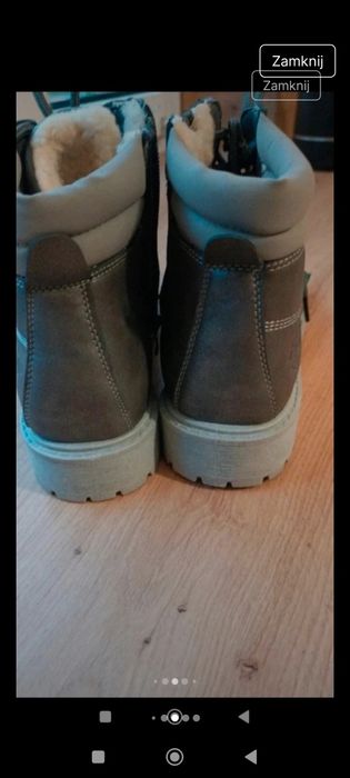 Fajne buty za kostkę, rozmiar 41