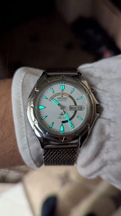 Часы Seiko kinetic, годинник сейко японський