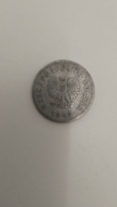 Moneta 1 zł PRL 1949r.