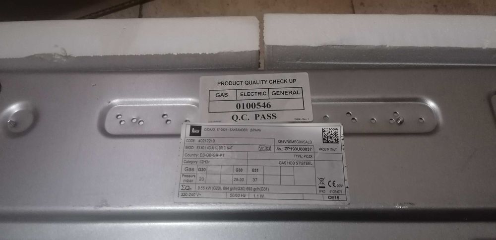 Placa de Gás Teka EX 60.1 4G AI AL DR