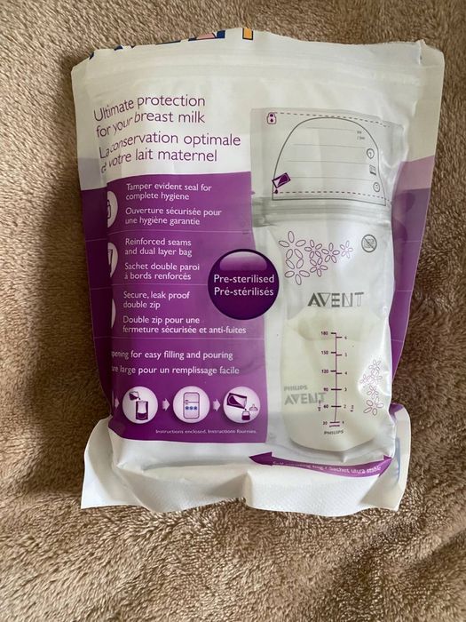 Пакети Philips Avent для зберігання грудного молока, 22 шт