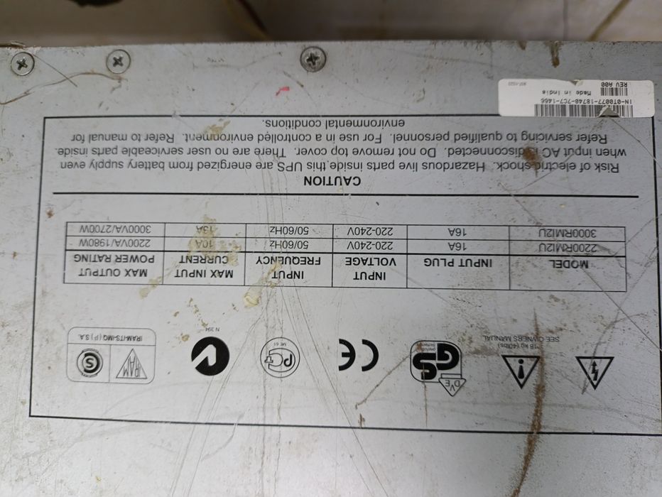Ups APC 2200VA/1980W 48V