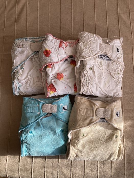 5 fraldas reutilizaveis anavy xl