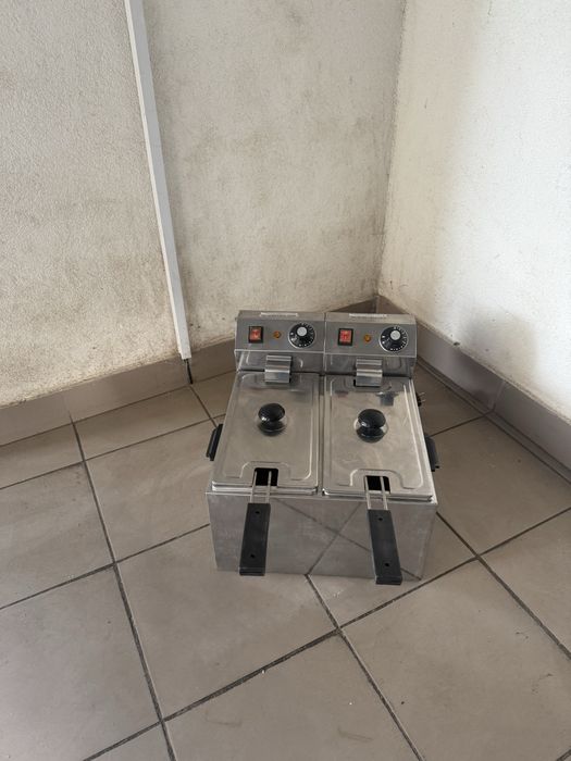 Фритюрниця Подвійна Обʼєм 4+4 Літри Професійна !!!