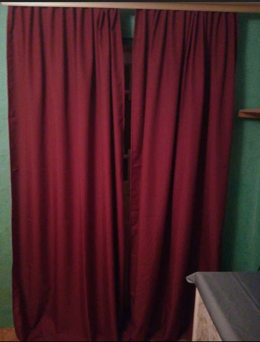 Штори висотою 2 м,нові.