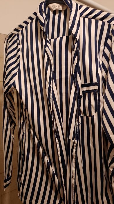 Pijama camiseiro sra riscas