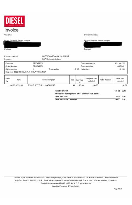 Sapatilhas Diesel TYCHE S-TYCHE