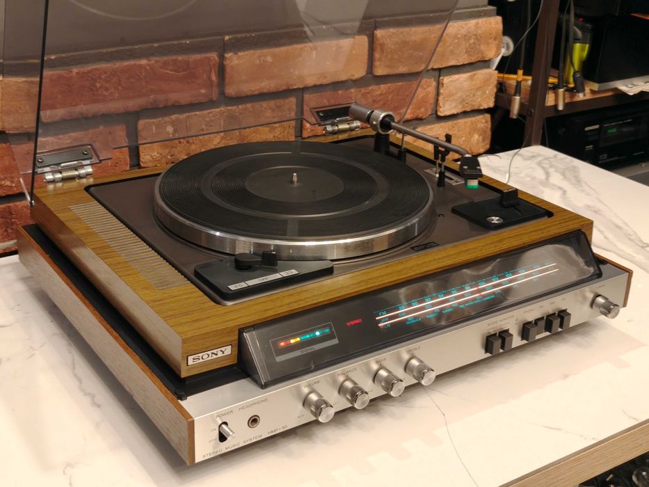 Amplituner z gramofonem SONY HMP-50 ! Unikatowe Combo VINTAGE !