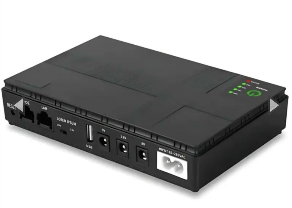 Джерело безперебійного живлення для роутера DC UPS DC1018P 18W 10400mAh . Джерело безперебійного живлення DC1018P