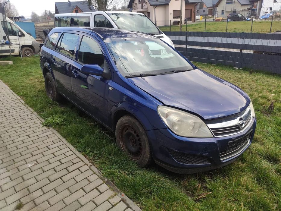 KL Drzwi Lewy Prawy Przód Tył Błotnik Opel Astra 3 H Kombi 04- Z21B Granatowe Gołe