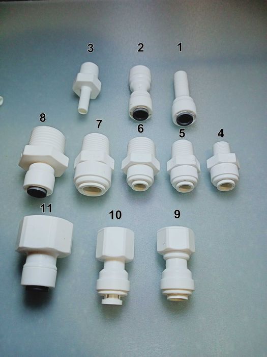 Трубка 1/4 резьба муфта ниппель