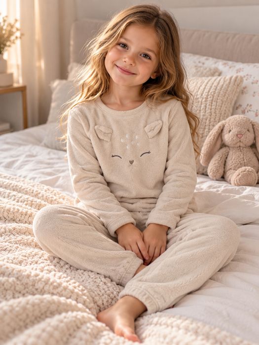H&m плюшева піжама для дівчинки 134–140 см, 8–10 років