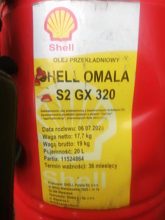 SHELL Omala S2 GX 320 20l