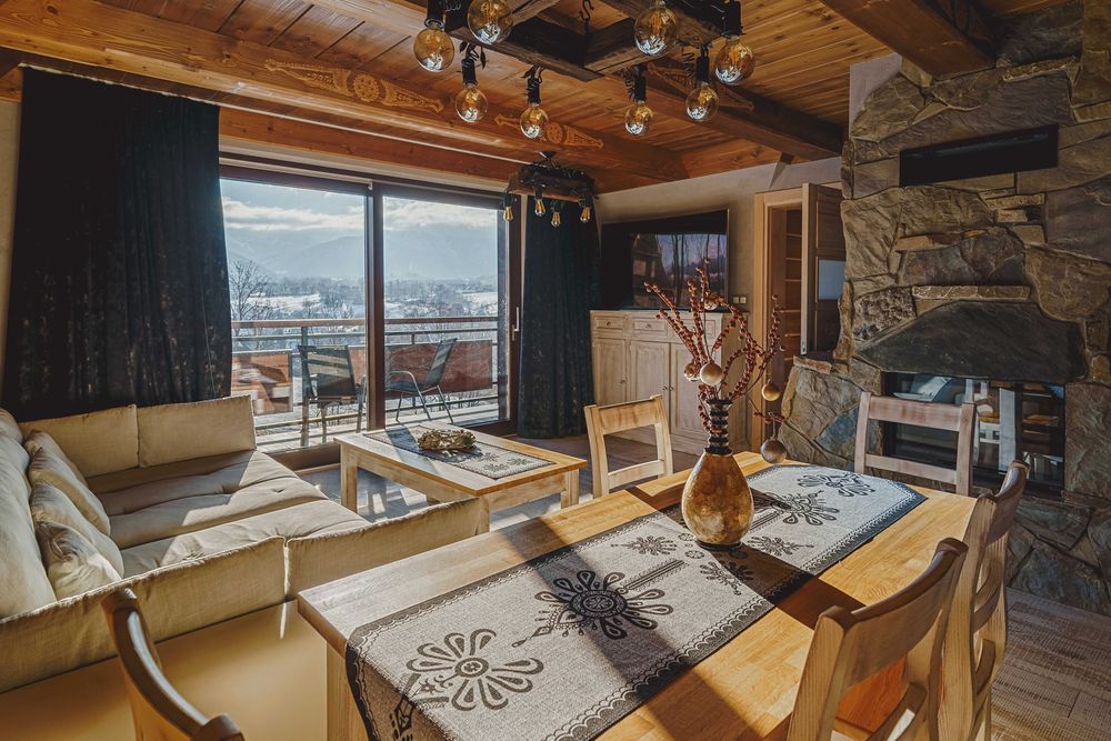 TatrApart | Apartamenty 6 osób | Cały dom 20 osób (3 apartamenty) | Zakopane | Jacuzzi | Sauna | Widok | Bilard