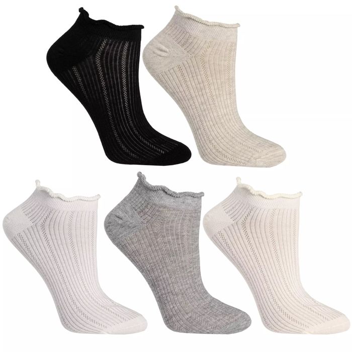 Skarpety damskie stopki 5-pak 38-41