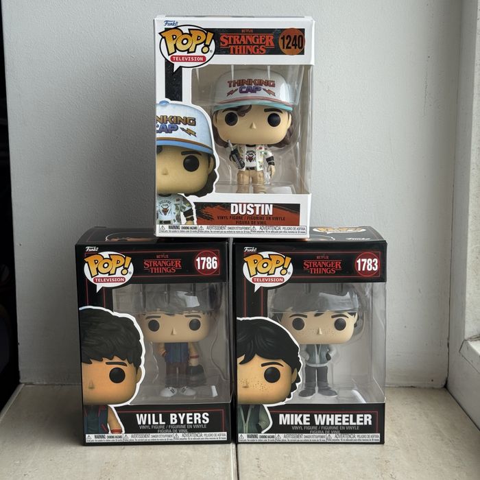 Фігурка Funko Pop! Stranger Things Dustin, Will, Mike Дивні Дива Функо