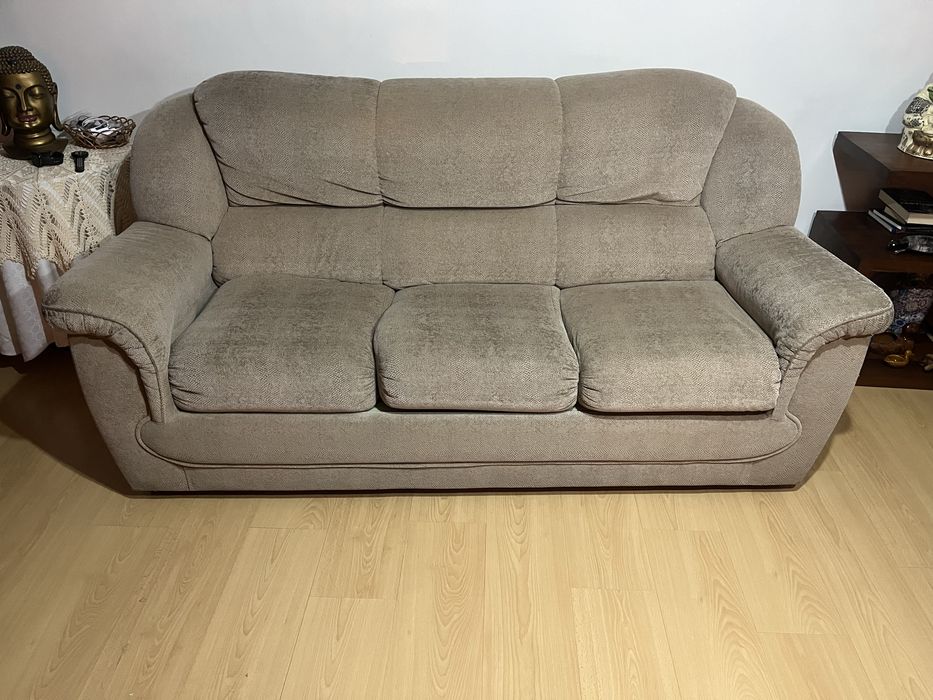 Sofá cama + 2 poltronas