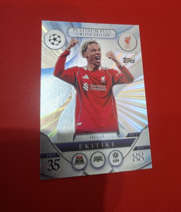 Karta Topps Match Attax Extra 25/26 – Hugo Ekitike PP1 Limited Edition