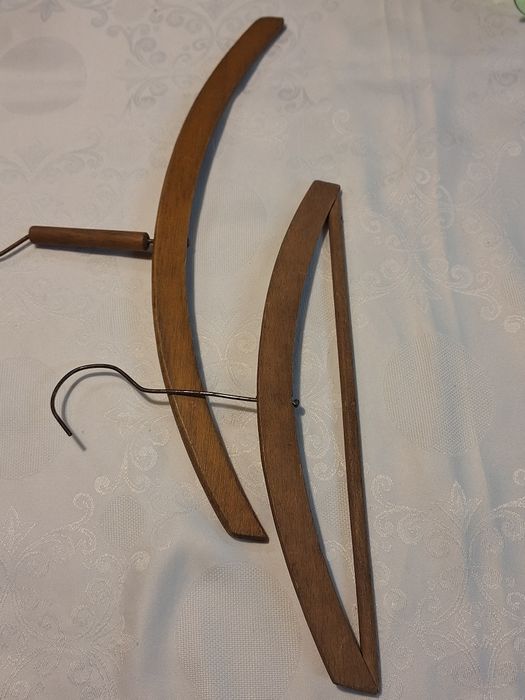 Antyk stary wieszak drewniany Katowice Wodzisław