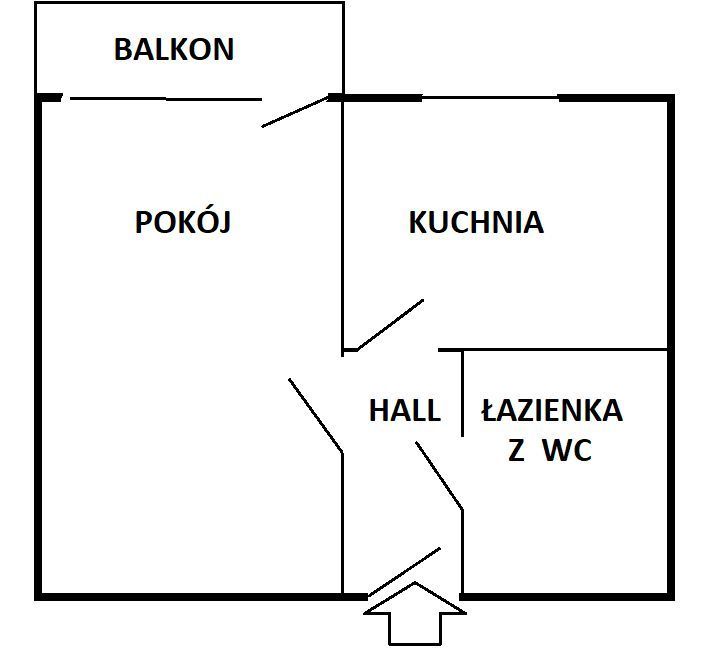 Jankowskiego duża kawalerka z balkonem