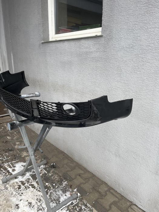 Dokładka zderzaka Audi A4 B6/B7 + kratki plastry miodu
