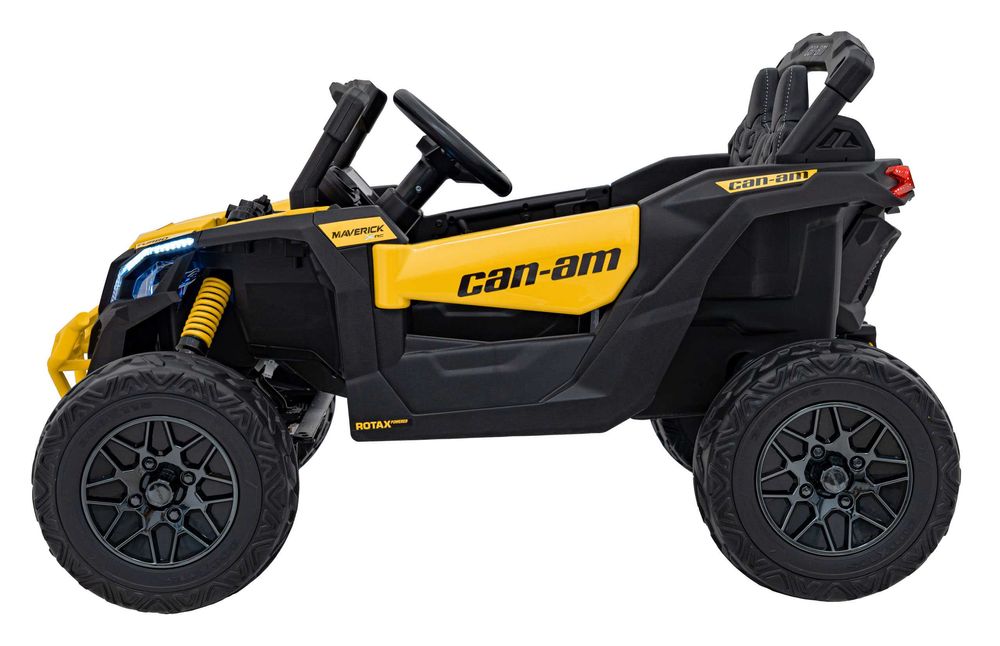 Buggy ATV CAN-AM Maverick 4x200W 24V Żółty Autko dla dzieci