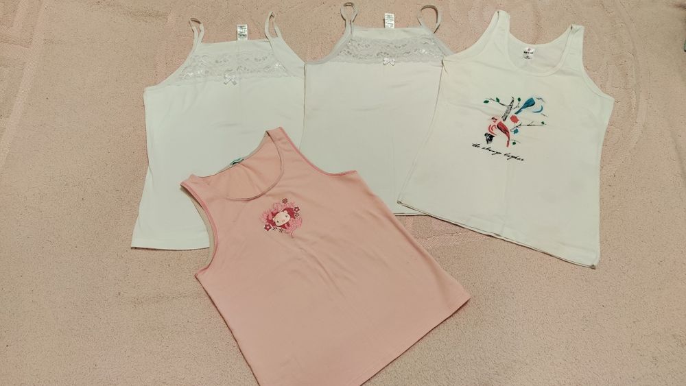 Одним лотом продам 4 х/б майки (Турция) от 8-10 лет за 125 грн.